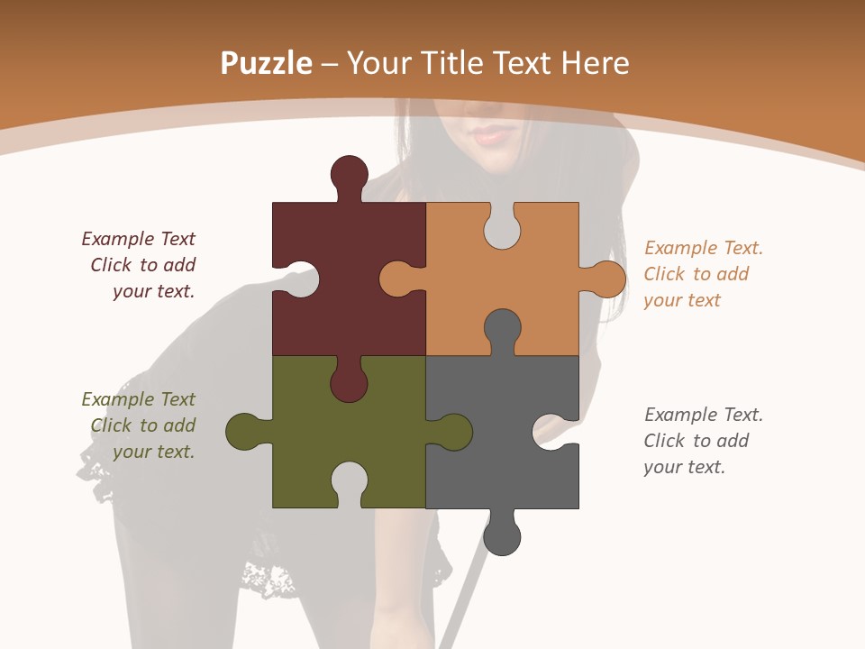 Costume Sensuality Holiday PowerPoint Template