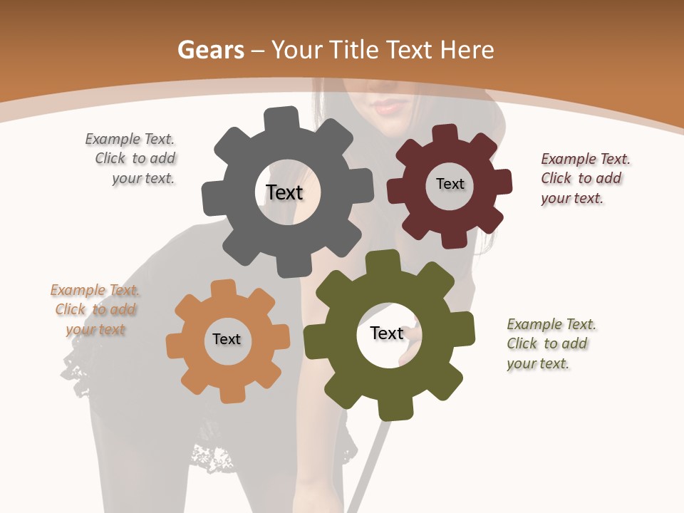 Costume Sensuality Holiday PowerPoint Template