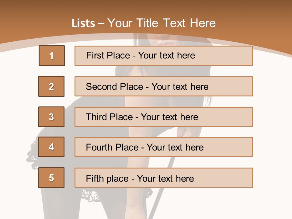 Costume Sensuality Holiday PowerPoint Template