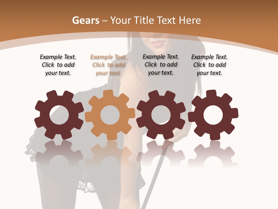 Costume Sensuality Holiday PowerPoint Template