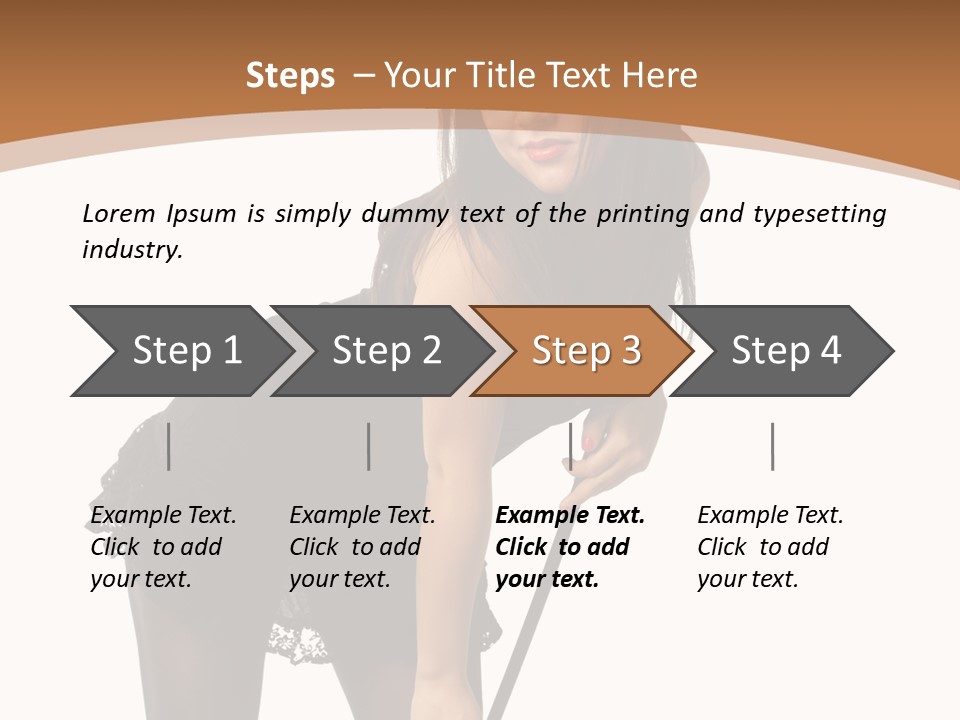 Costume Sensuality Holiday PowerPoint Template