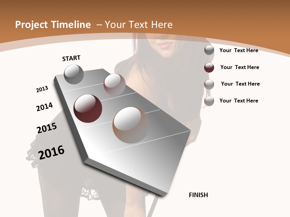 Costume Sensuality Holiday PowerPoint Template