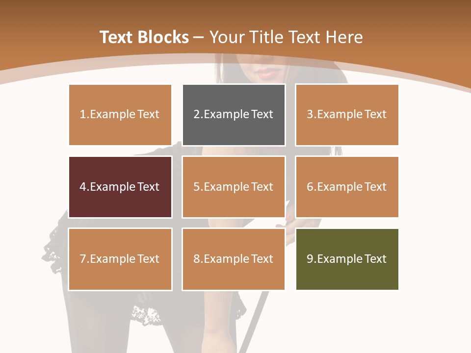 Costume Sensuality Holiday PowerPoint Template