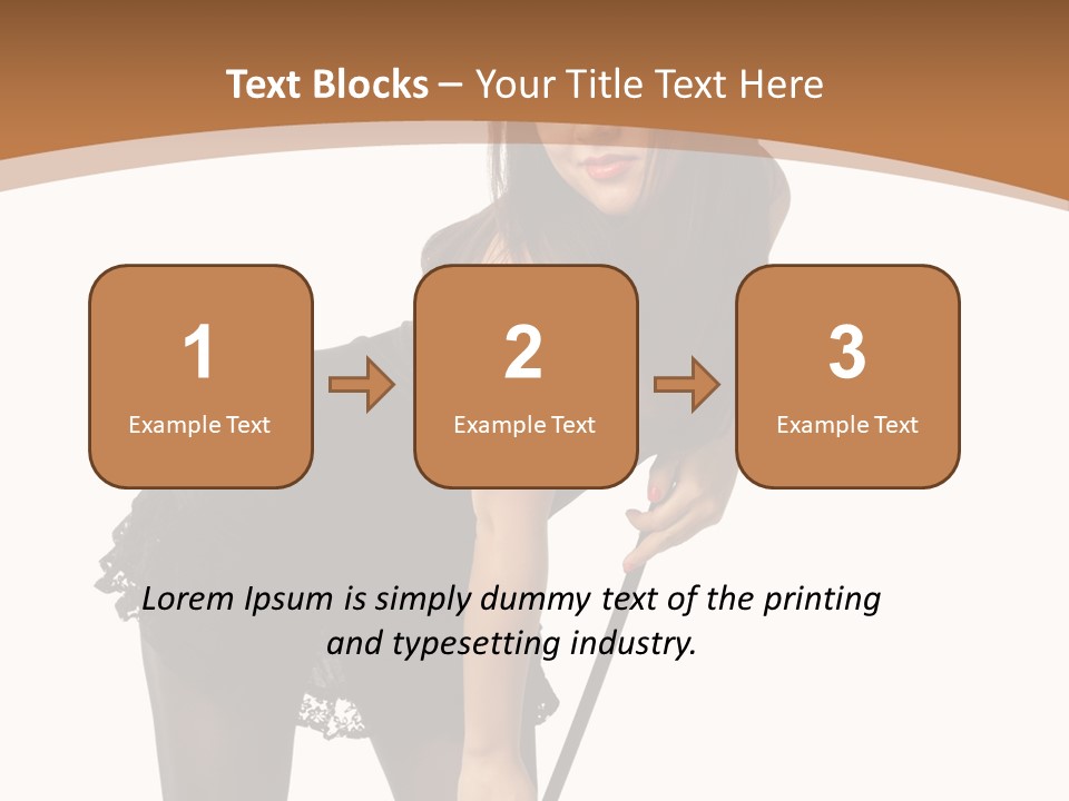 Costume Sensuality Holiday PowerPoint Template