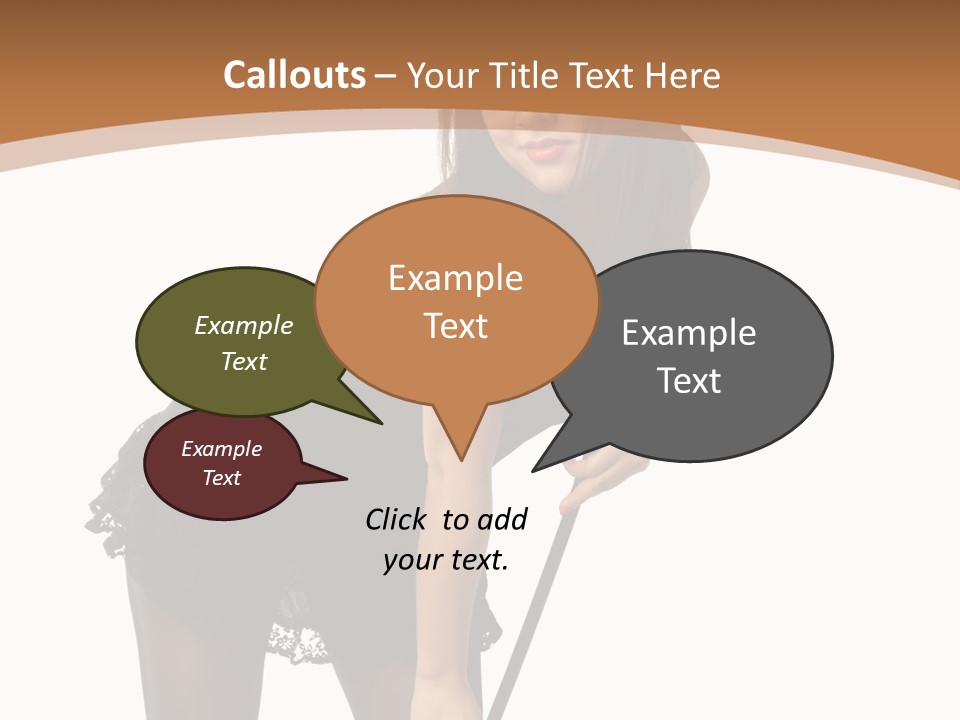 Costume Sensuality Holiday PowerPoint Template