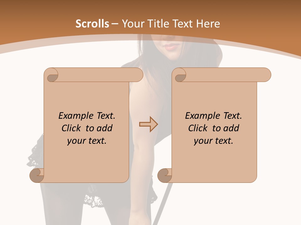 Costume Sensuality Holiday PowerPoint Template
