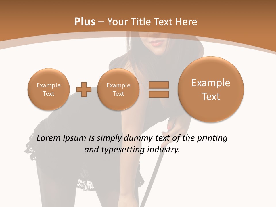 Costume Sensuality Holiday PowerPoint Template