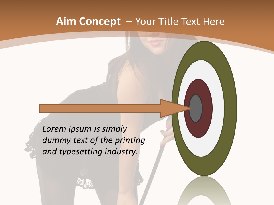 Costume Sensuality Holiday PowerPoint Template