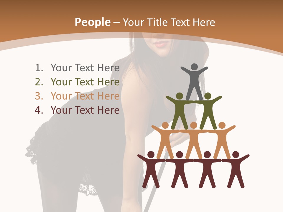 Costume Sensuality Holiday PowerPoint Template