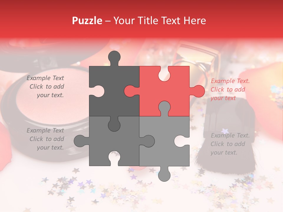 Lip Background Decorative PowerPoint Template