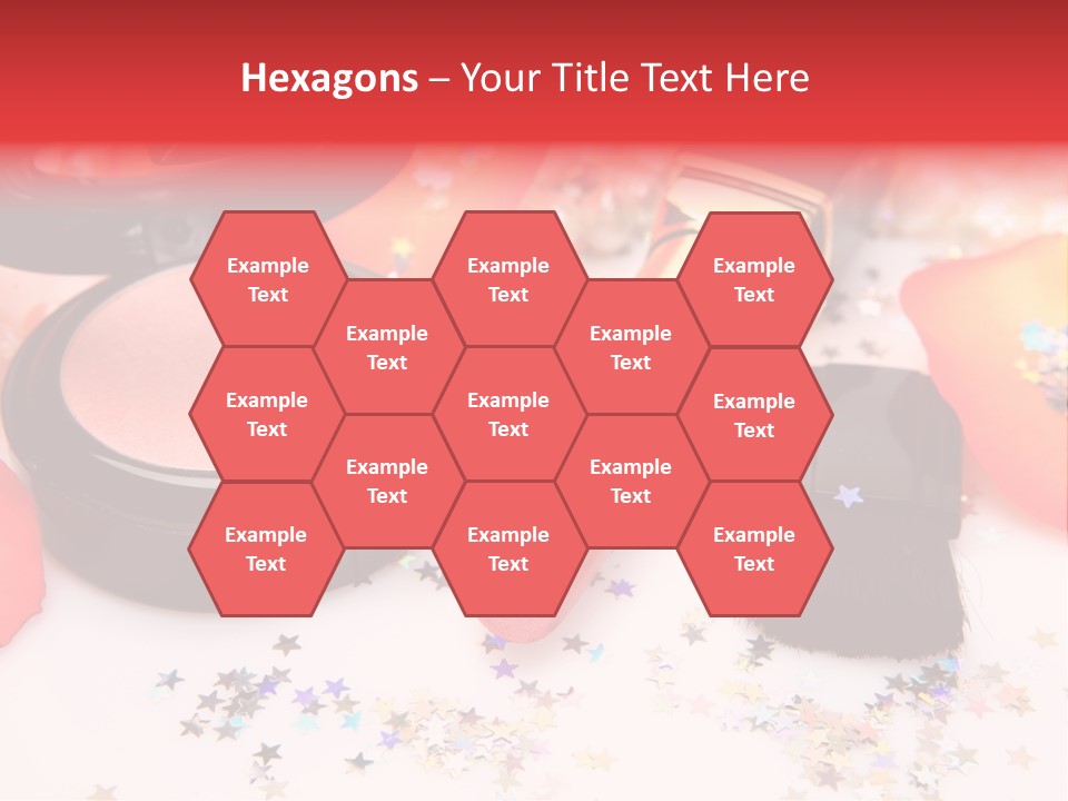 Lip Background Decorative PowerPoint Template