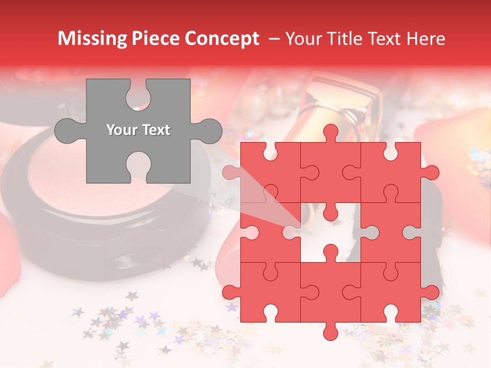 Lip Background Decorative PowerPoint Template