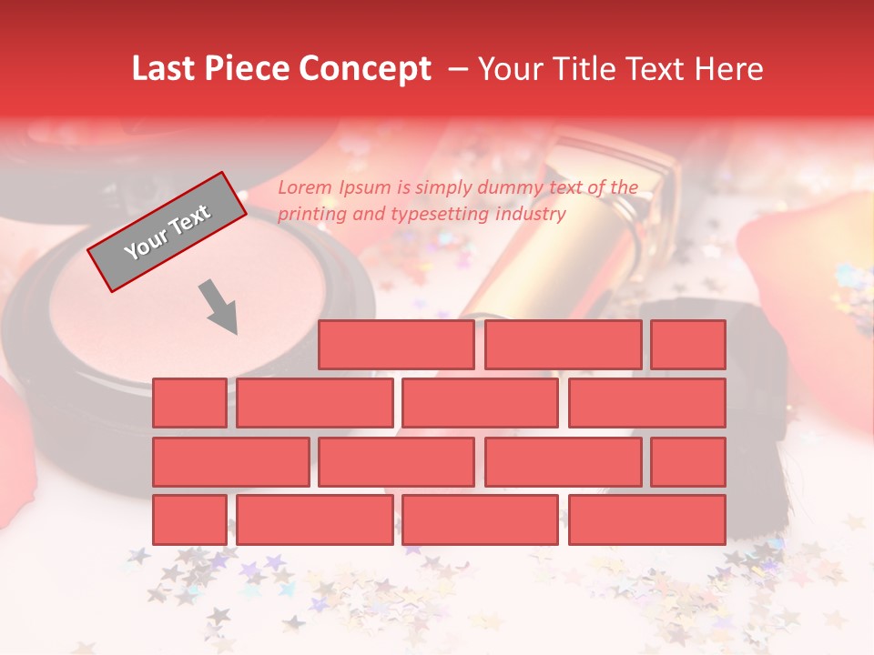 Lip Background Decorative PowerPoint Template