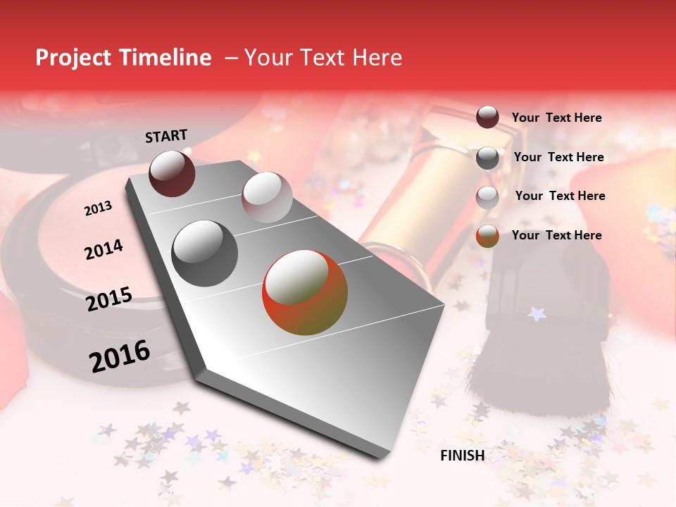 Lip Background Decorative PowerPoint Template