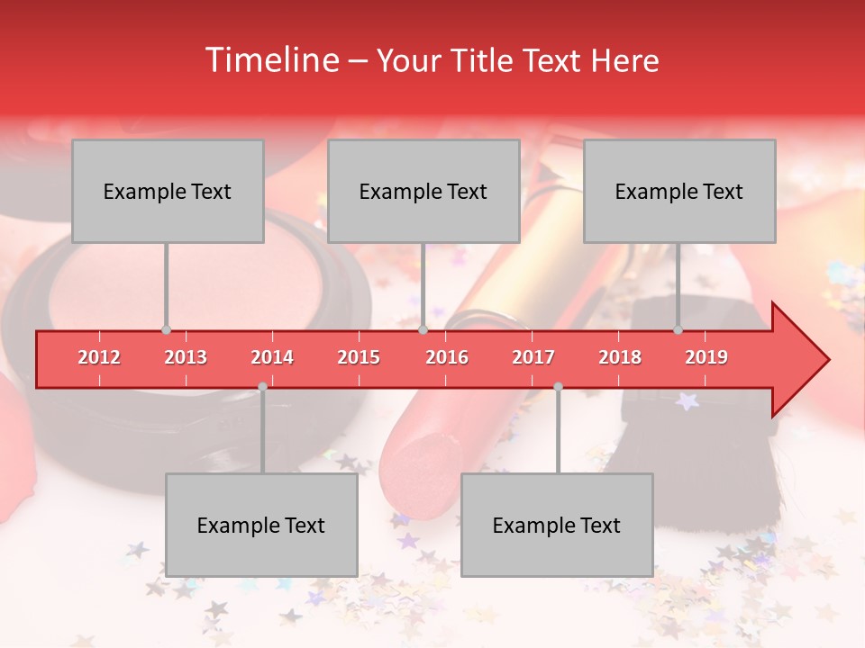 Lip Background Decorative PowerPoint Template