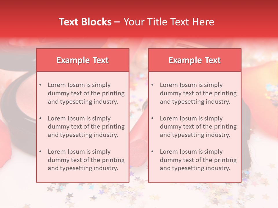 Lip Background Decorative PowerPoint Template