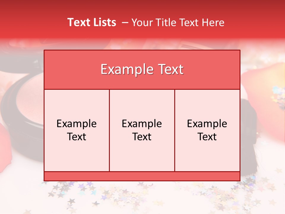 Lip Background Decorative PowerPoint Template