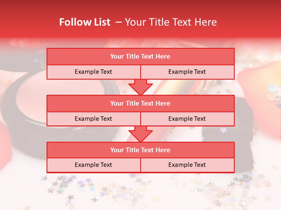 Lip Background Decorative PowerPoint Template