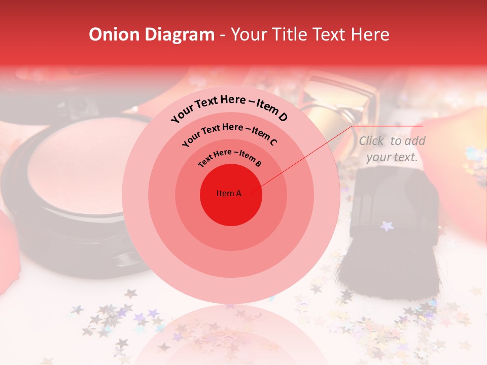 Lip Background Decorative PowerPoint Template