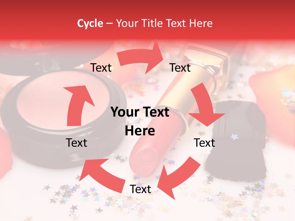 Lip Background Decorative PowerPoint Template