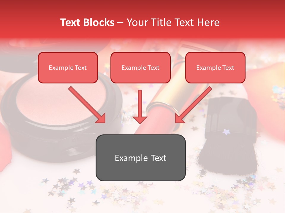 Lip Background Decorative PowerPoint Template