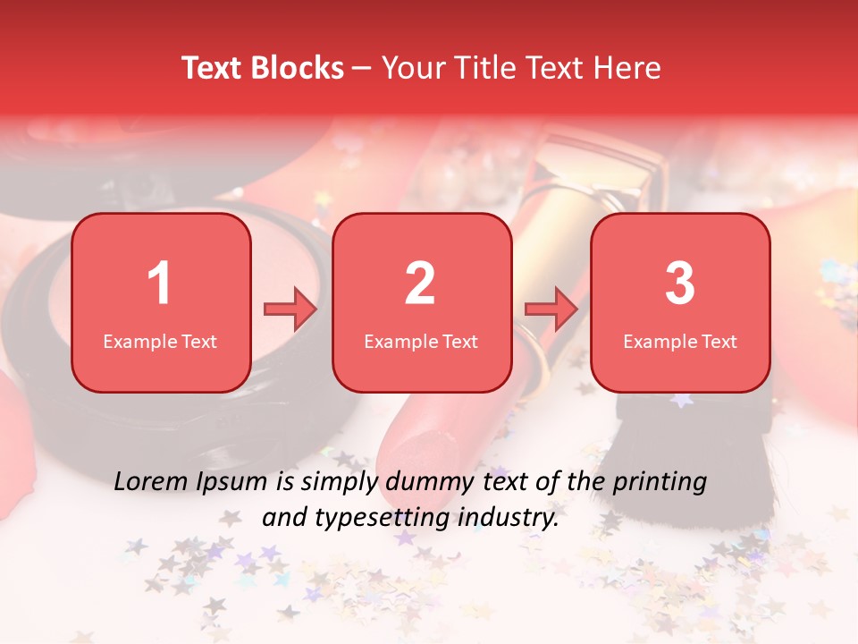 Lip Background Decorative PowerPoint Template