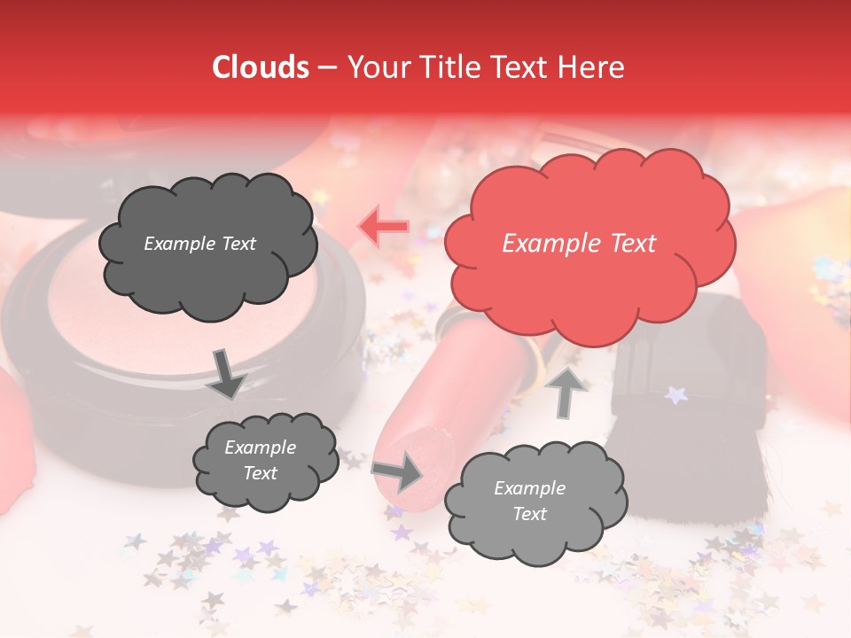Lip Background Decorative PowerPoint Template