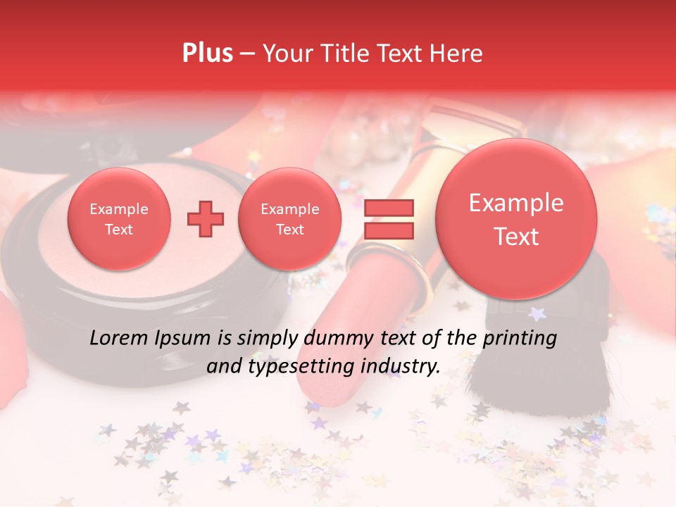 Lip Background Decorative PowerPoint Template