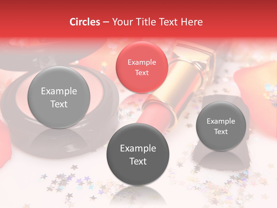 Lip Background Decorative PowerPoint Template