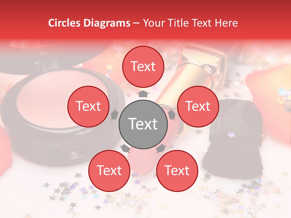 Lip Background Decorative PowerPoint Template