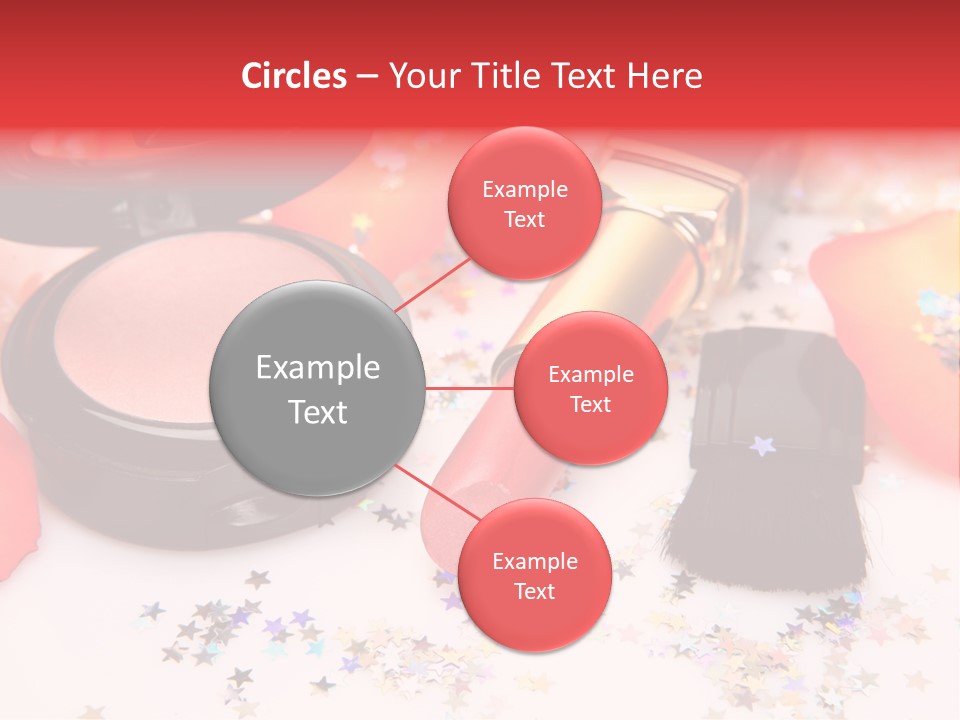 Lip Background Decorative PowerPoint Template