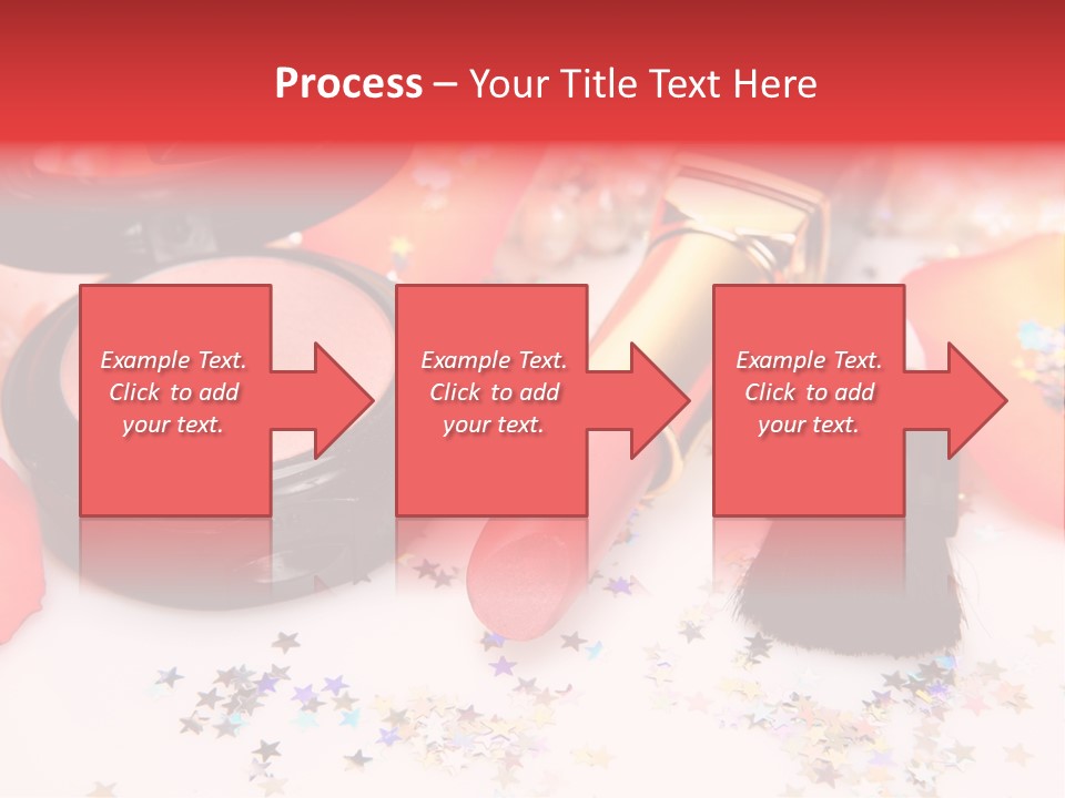 Lip Background Decorative PowerPoint Template