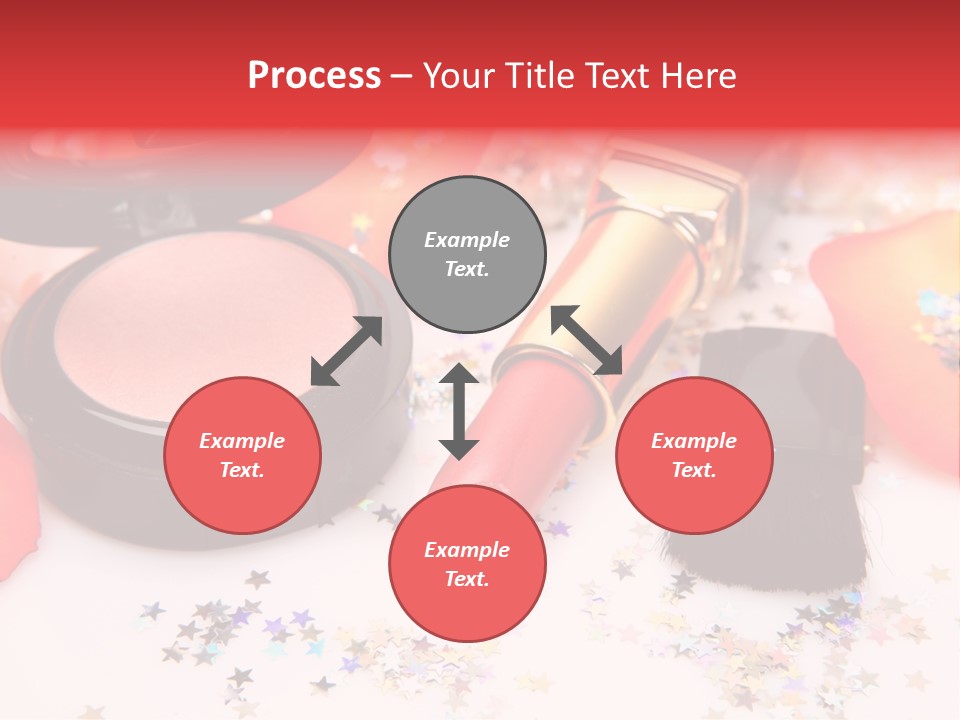 Lip Background Decorative PowerPoint Template