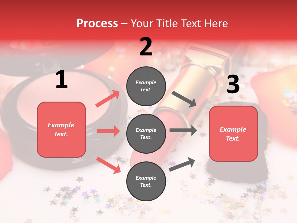 Lip Background Decorative PowerPoint Template