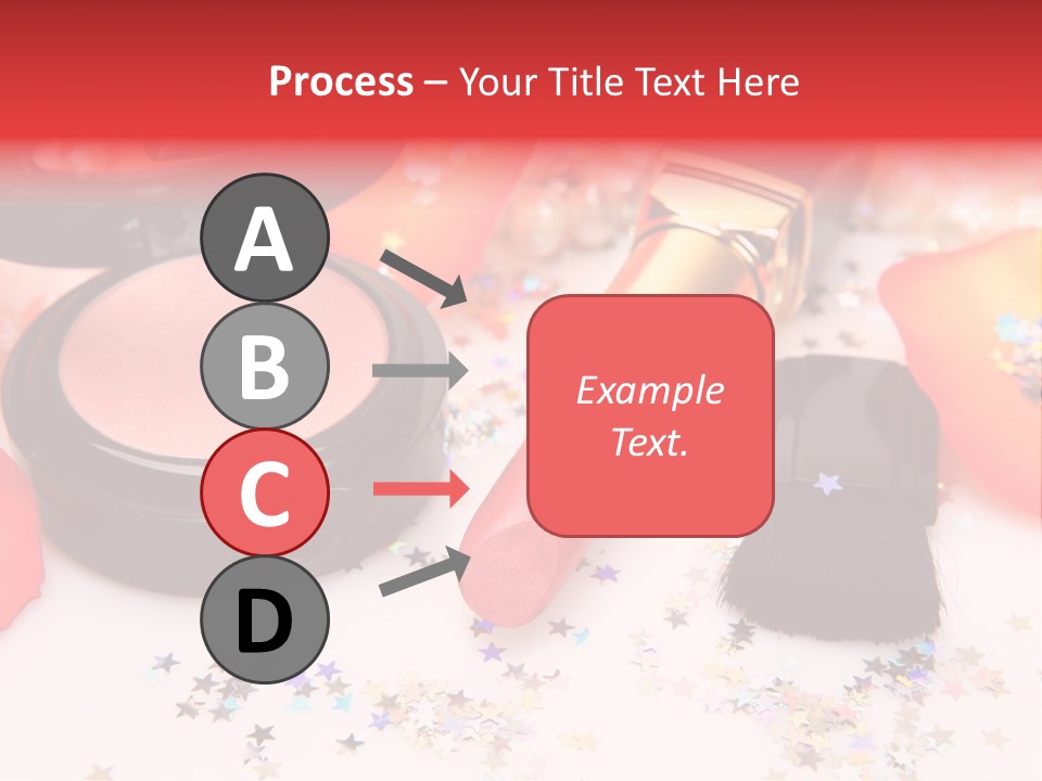 Lip Background Decorative PowerPoint Template