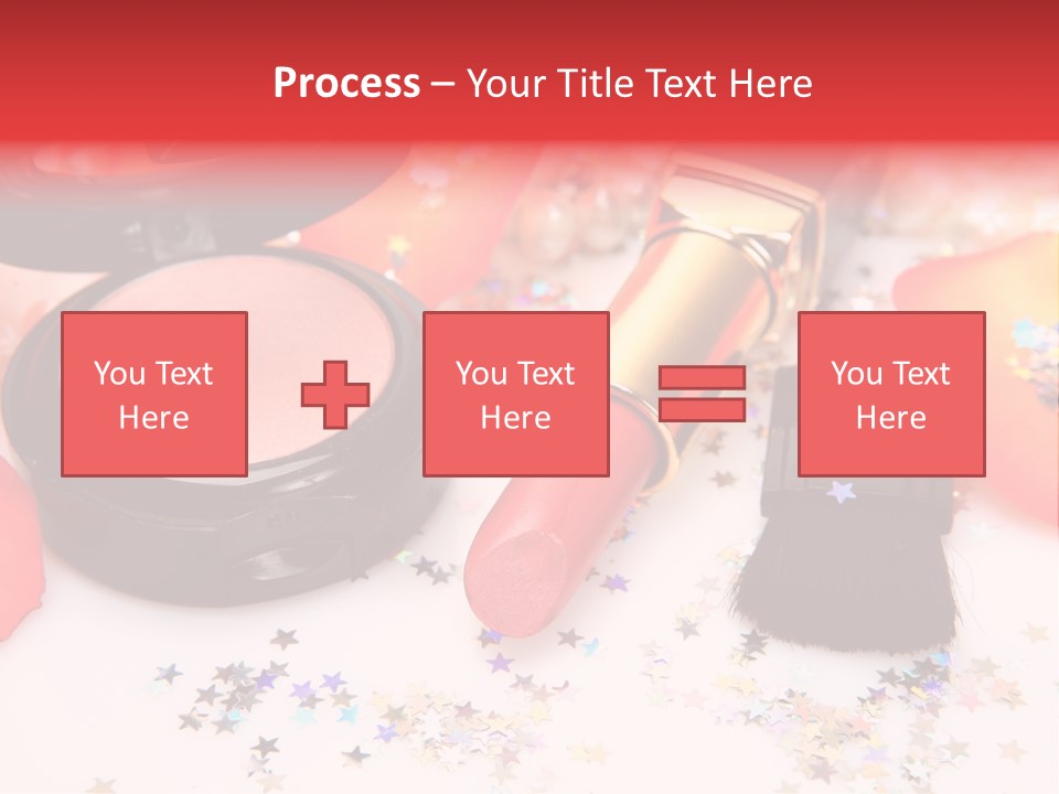 Lip Background Decorative PowerPoint Template