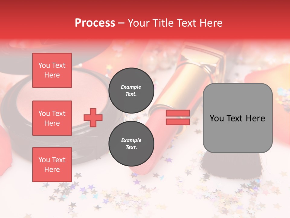 Lip Background Decorative PowerPoint Template
