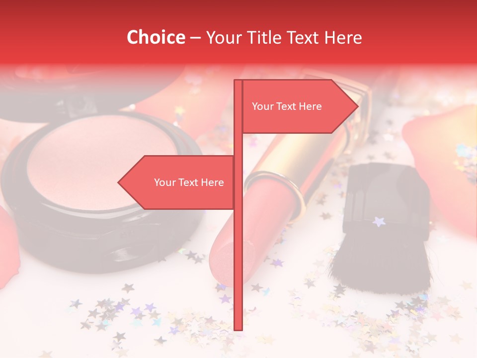 Lip Background Decorative PowerPoint Template