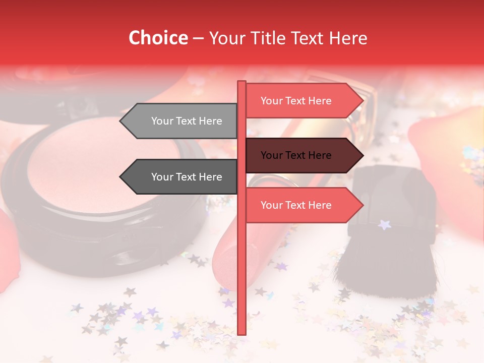 Lip Background Decorative PowerPoint Template