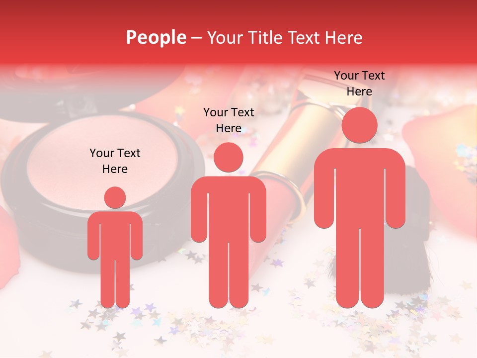 Lip Background Decorative PowerPoint Template