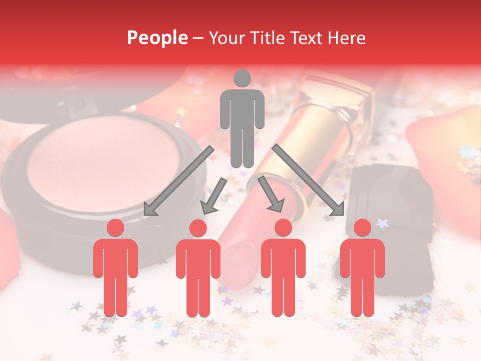 Lip Background Decorative PowerPoint Template