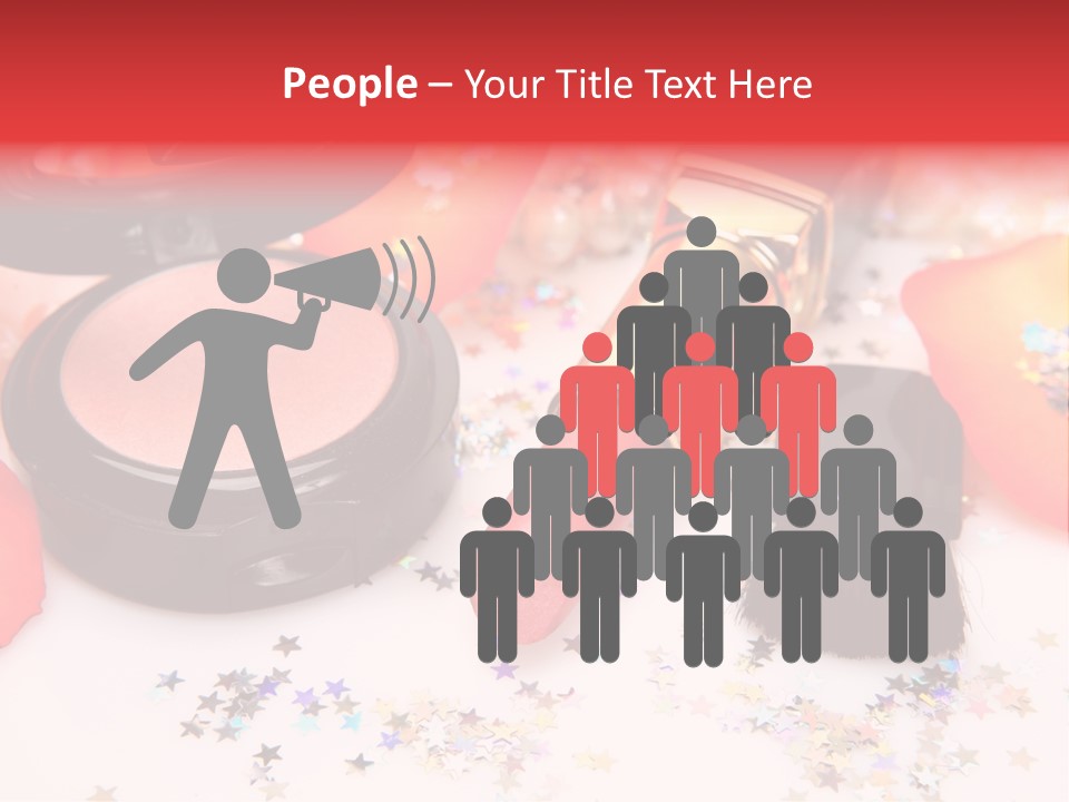 Lip Background Decorative PowerPoint Template