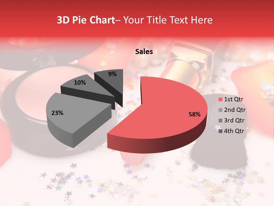 Lip Background Decorative PowerPoint Template
