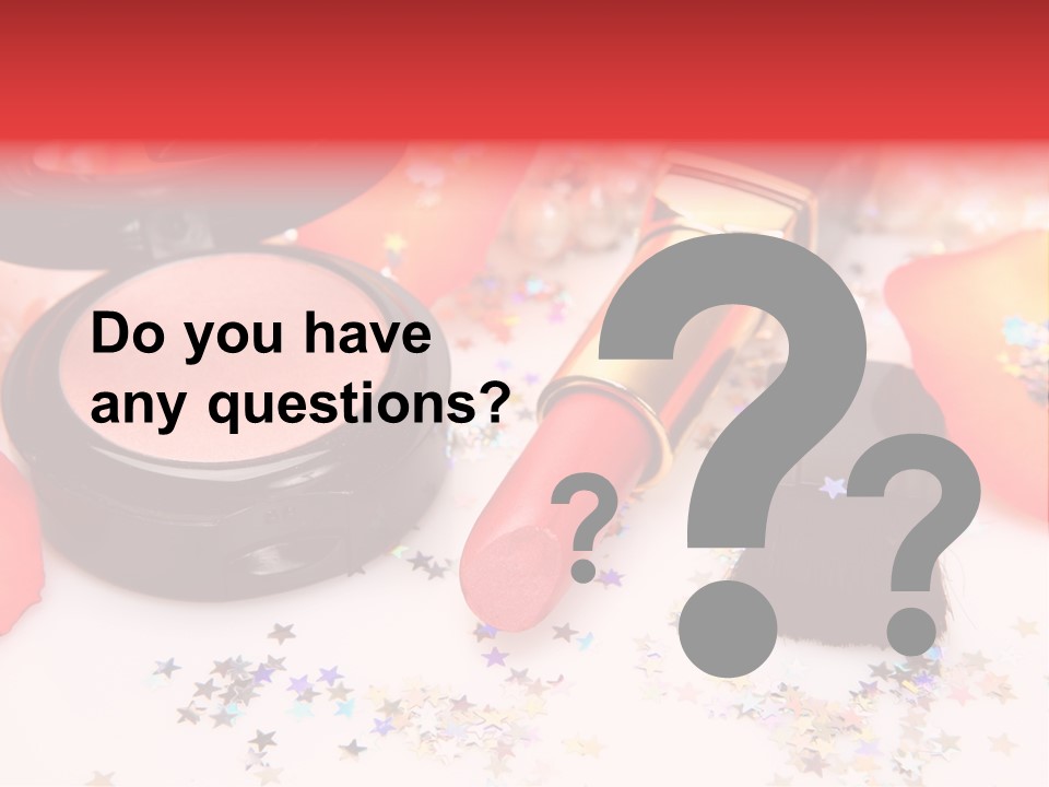 Lip Background Decorative PowerPoint Template