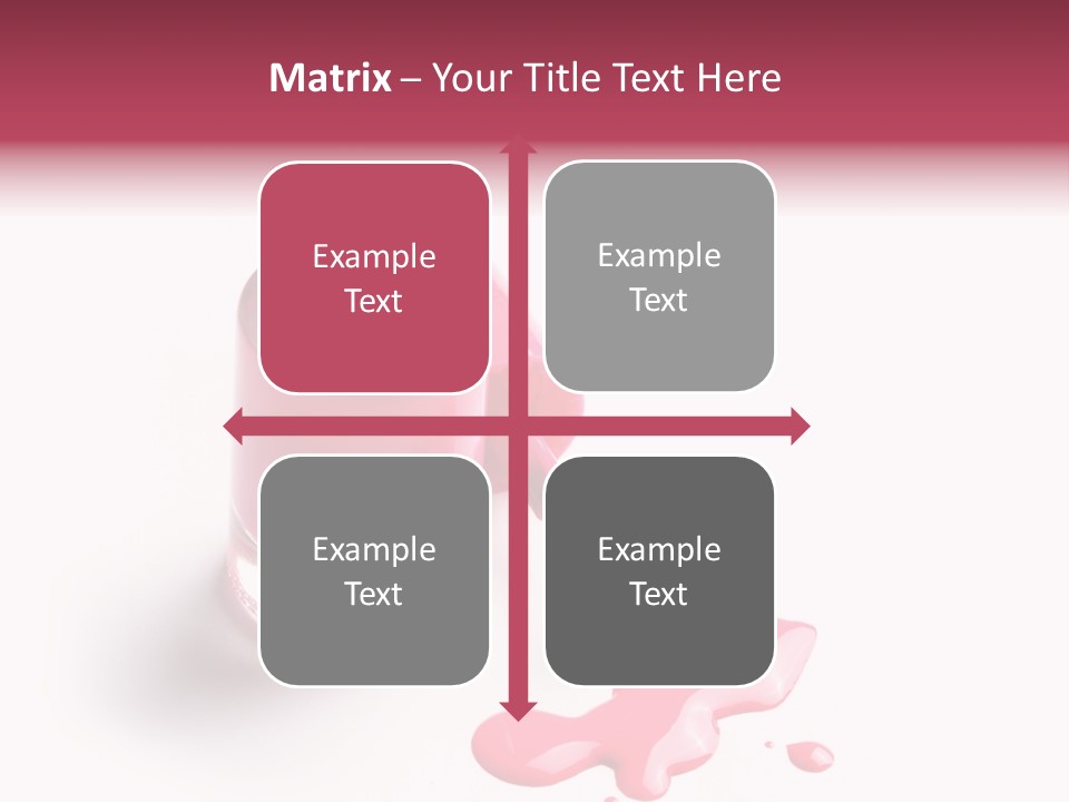 Background Makeup Nail PowerPoint Template