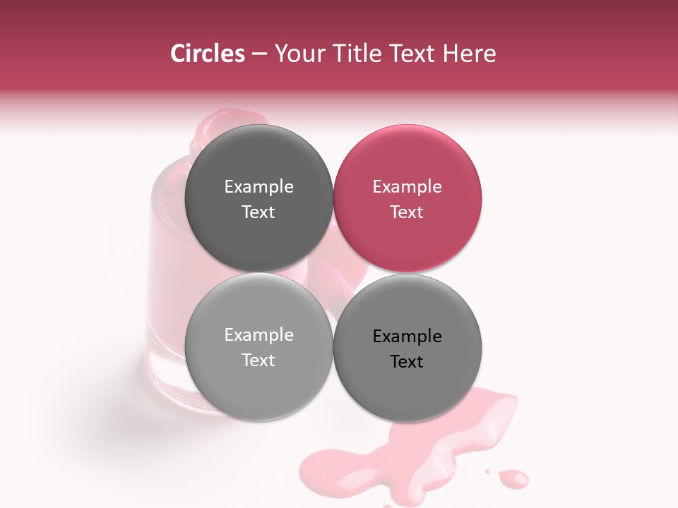 Background Makeup Nail PowerPoint Template