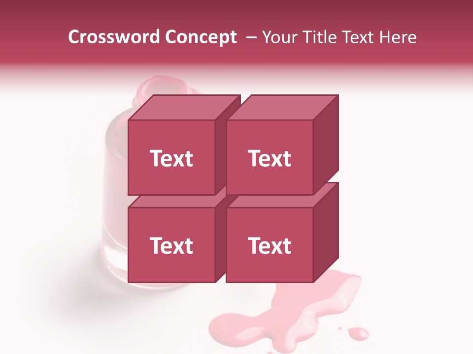 Background Makeup Nail PowerPoint Template