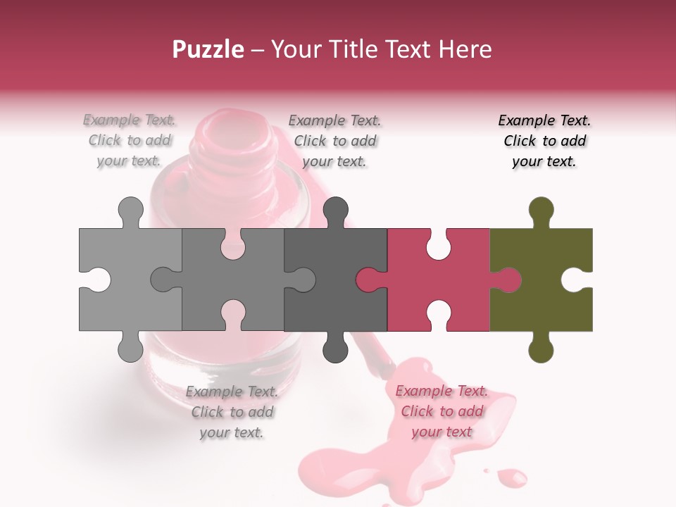 Background Makeup Nail PowerPoint Template