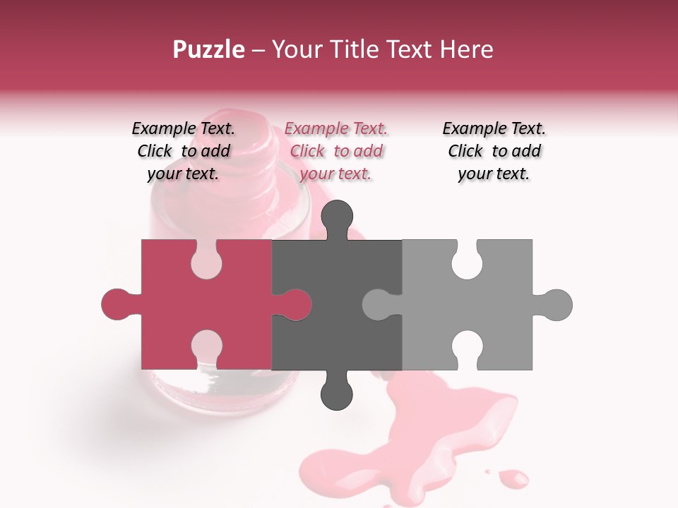 Background Makeup Nail PowerPoint Template