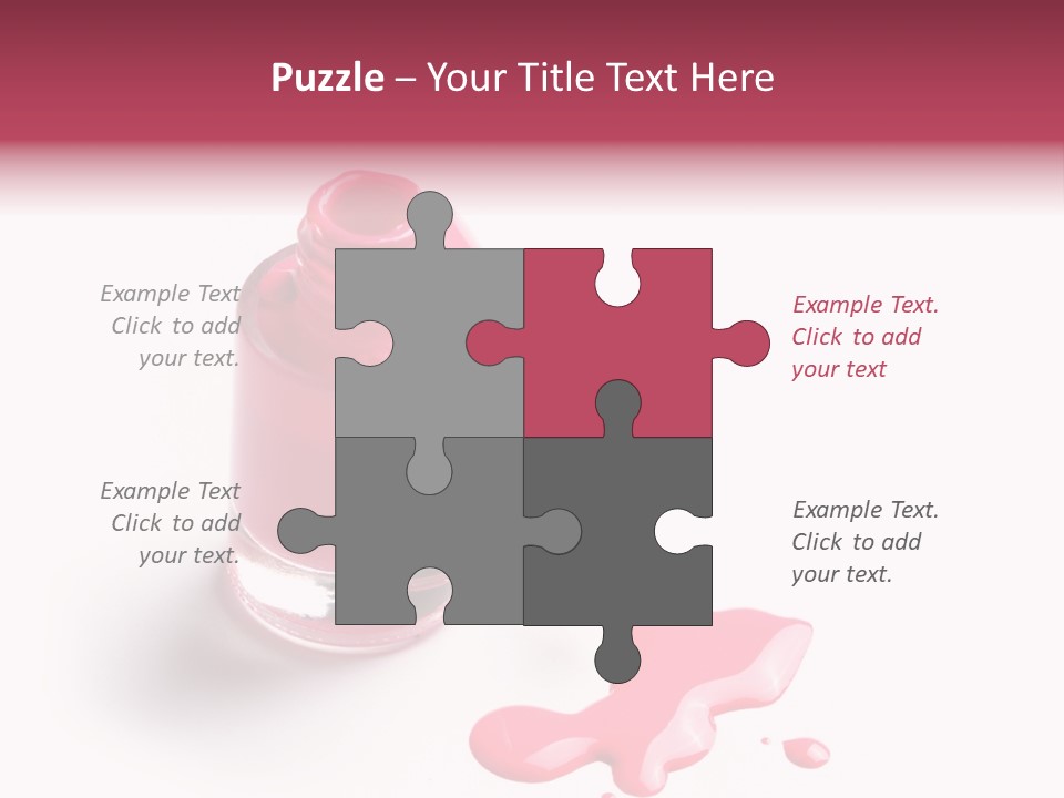 Background Makeup Nail PowerPoint Template